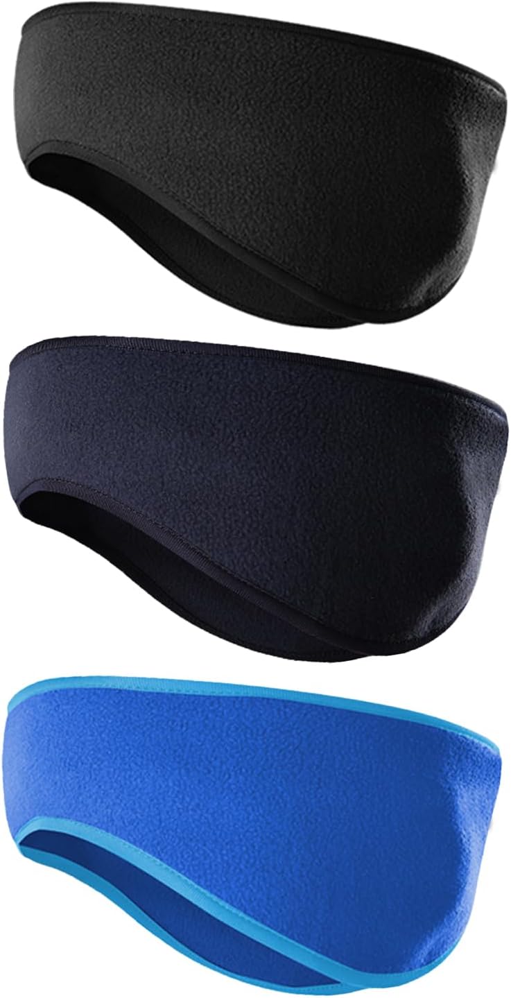JOEYOUNG Fleece Ear Warmers for Men Women Kids - Winter Headband Ear Muffs Ear Covers for Cold Weather Running Cycling Ski - Image 1
